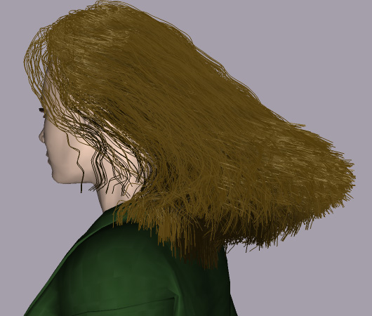 Hair with Adaptive Grouping
