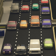 Traffic simulation, reconstruction, and route planning