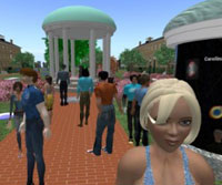 Navigating Virtual Agents in Online Virtual Worlds